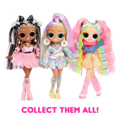L.O.L. Surprise! OMG Sunshine Color Change Bubblegum DJ color reveal near window light
