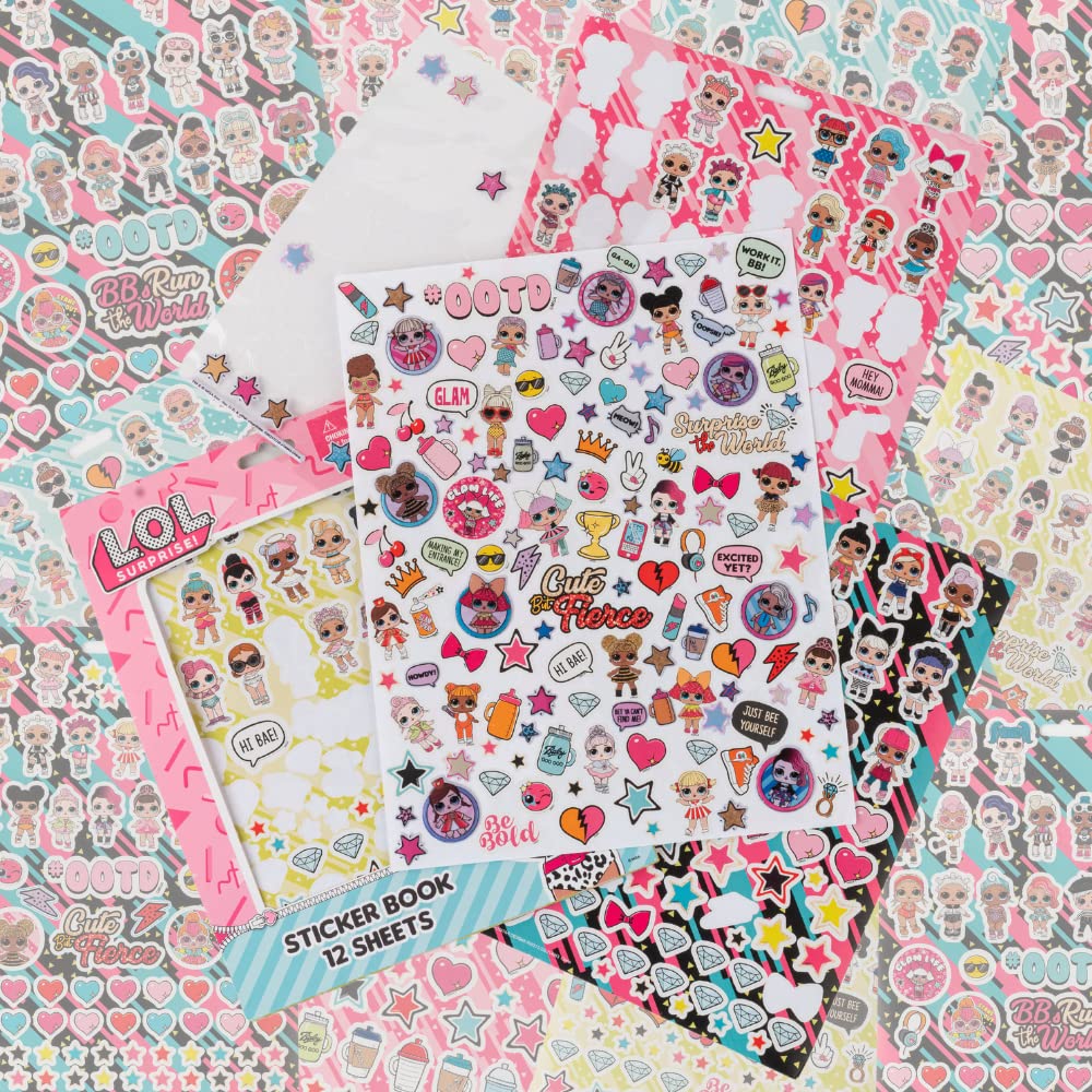 LOL Surprise party favors with colorful stickers for gifting and celebrations.