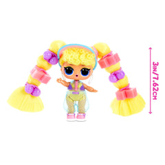 L.O.L. Surprise! Remix Hair Flip doll mini-record inside packaging