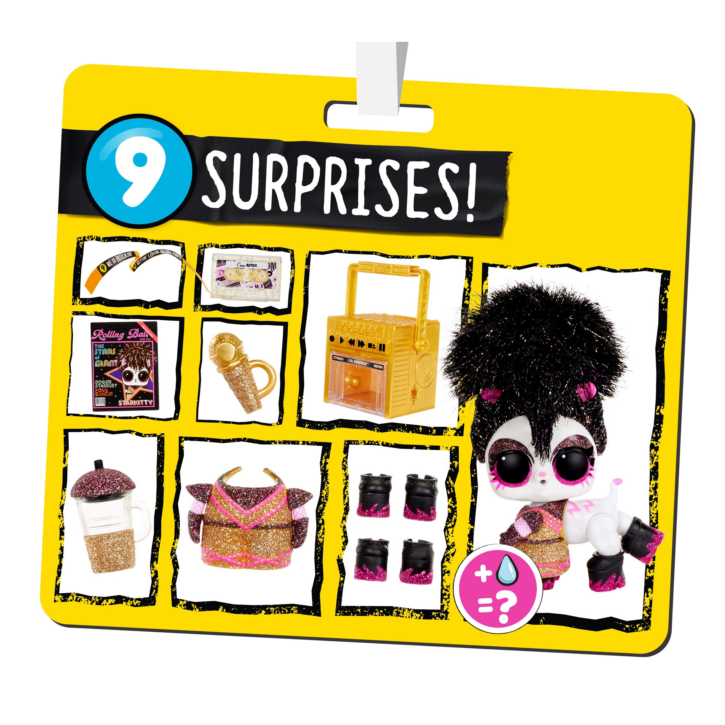 LOL Surprise Remix Pets accessories pack includes fashion and vibe-ready pieces.