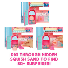 L.O.L. Surprise Squish Sand colors and molds invite creative color mixing.