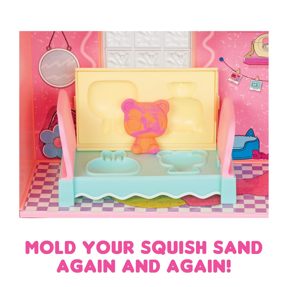L.O.L. Surprise Squish Sand House elevator boosts pretend play to new heights.