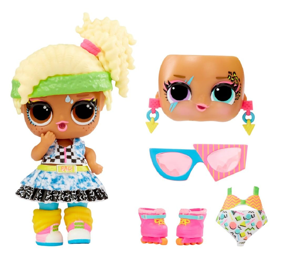 L.O.L. Surprise! Surprise Swap Tot water reveal shows a new expression during play