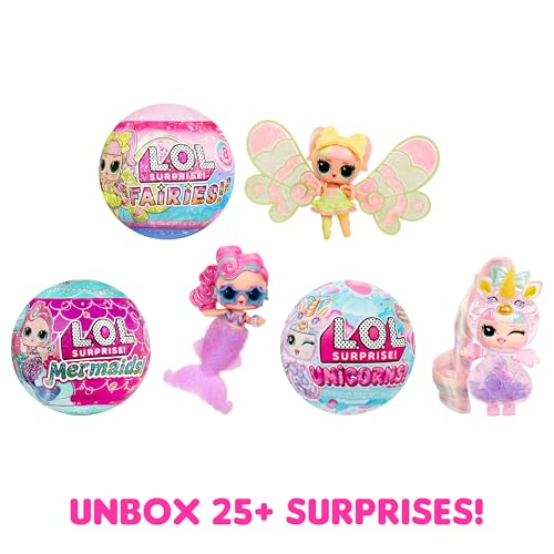 L.O.L. Surprise! Fairy Tot with crystal wings for imaginative flight-play