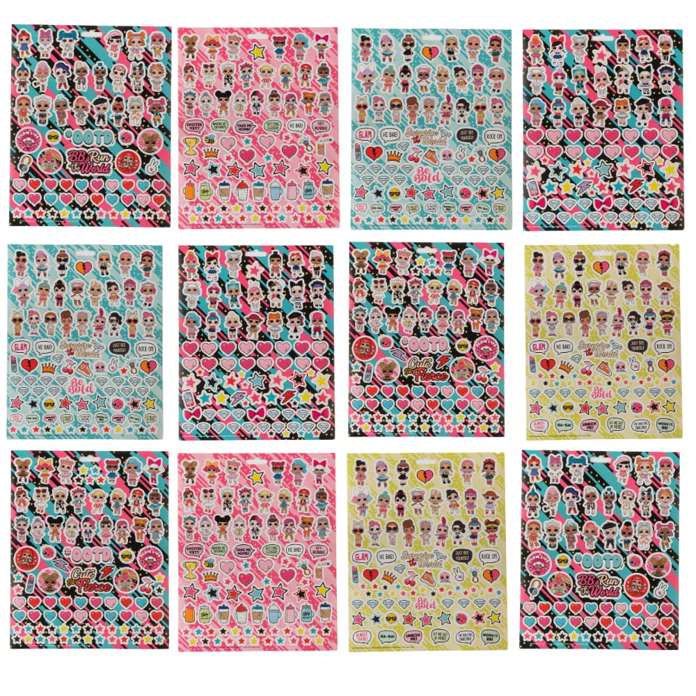 LOL Surprise travel craft stickers spark creativity during trips and commutes.
