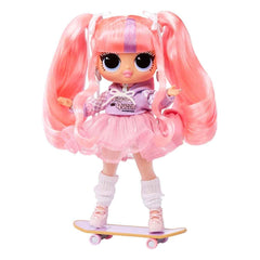L.O.L. Surprise! Tweens Ali Dance with skateboard promotes imaginative play.