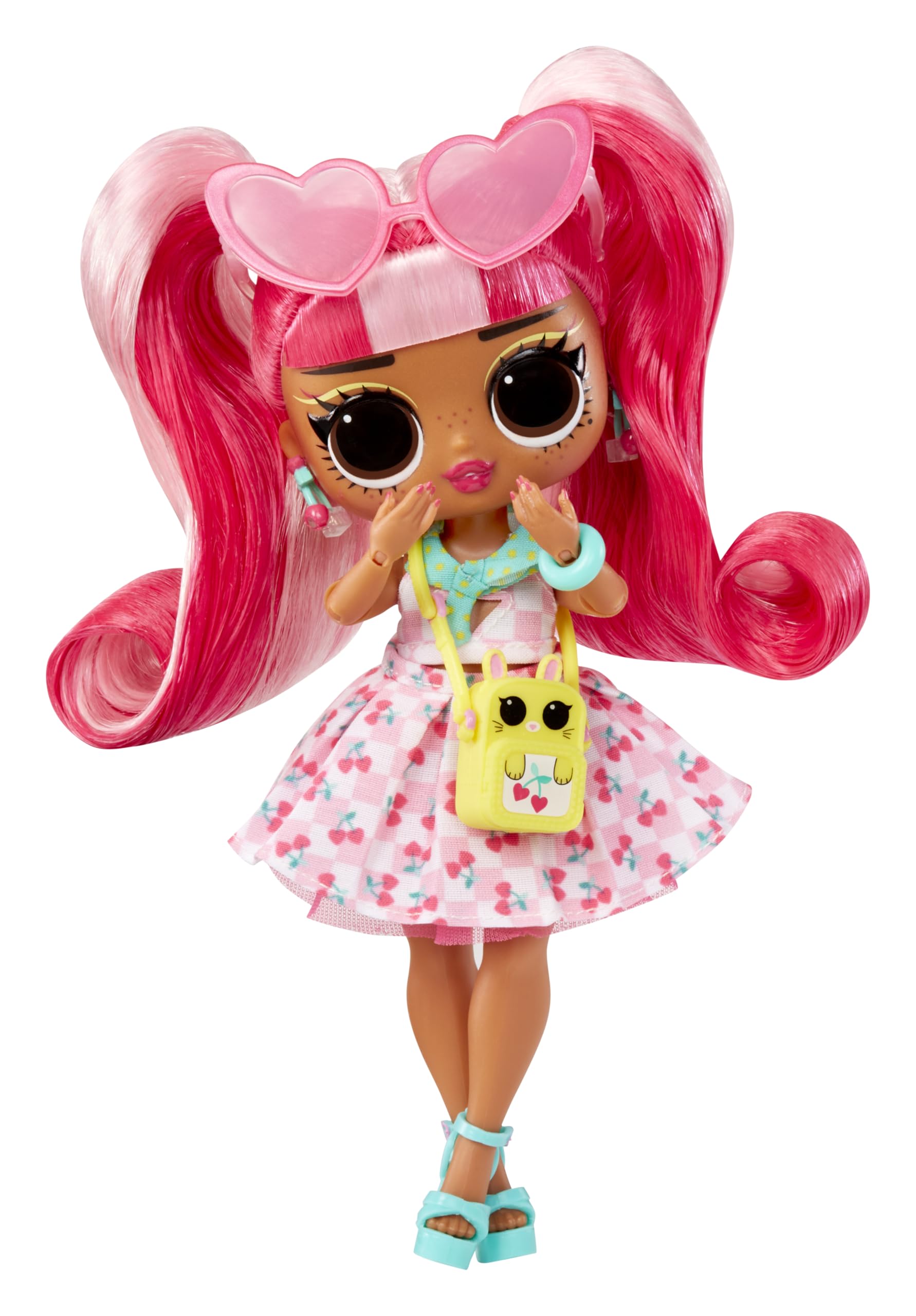 Cherry B.B. fashion look featuring new hairstyle for styling sessions.