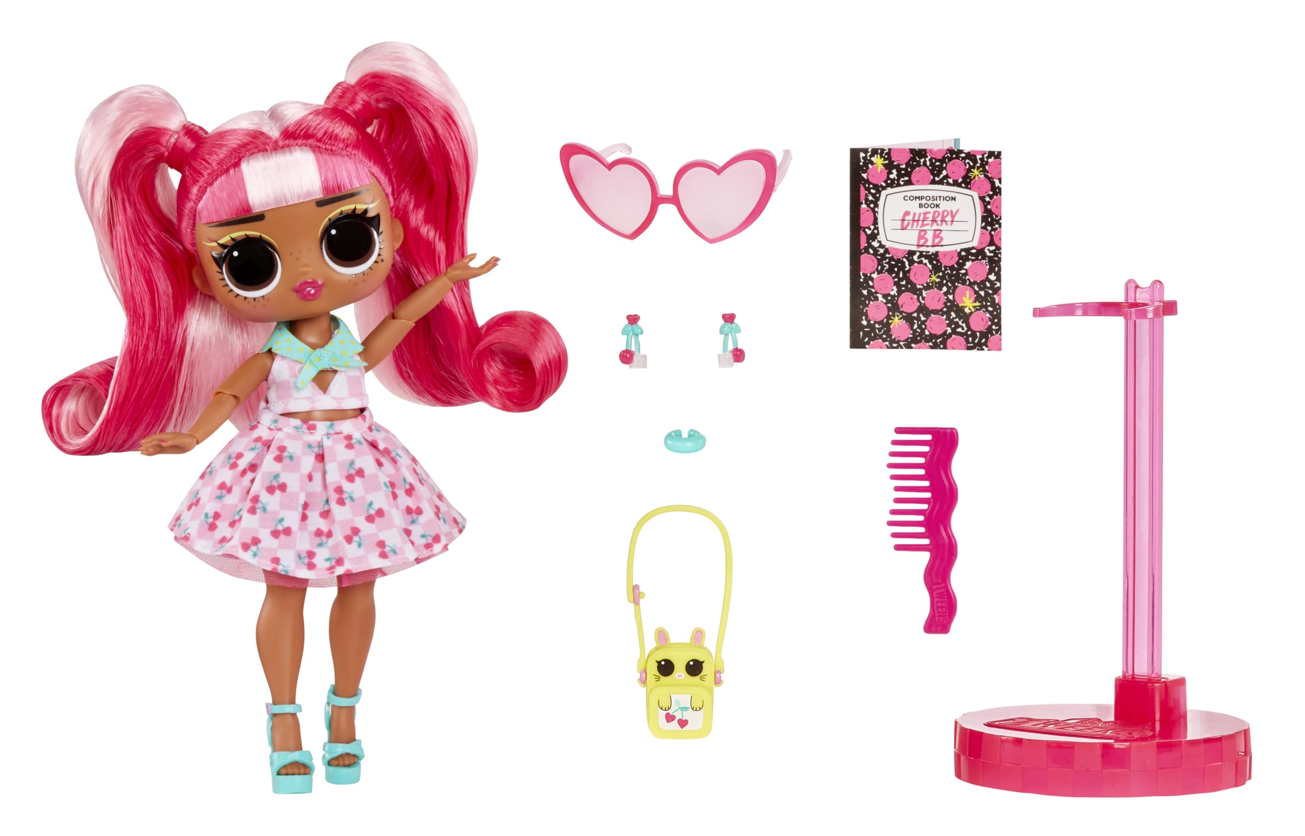 LOL Surprise Cherry B.B. Core Tweens doll with poseable joints and bold fashion.