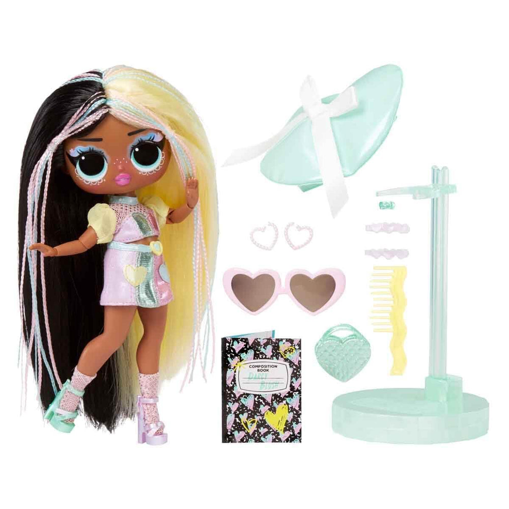 L.O.L. Surprise Darcy Blush with heart shaped sunglasses for stylish pretend play