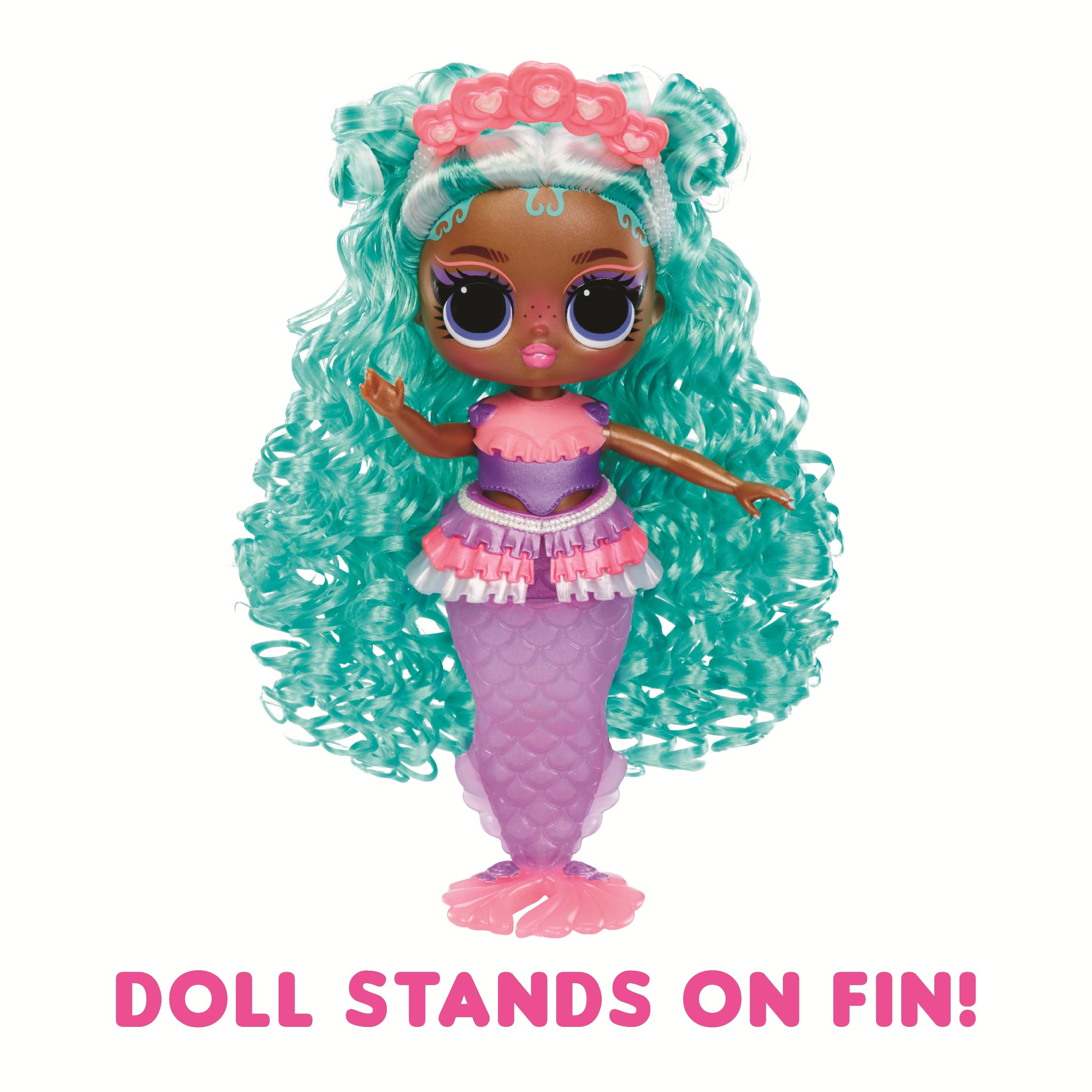 Lol Surprise Tweens Serena Finn can stand on her fin for stability