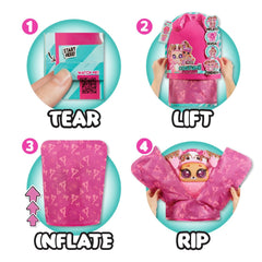 L.O.L. Surprise! Tweens pink puppy costume inflated for interactive pretend play.