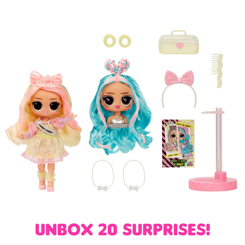 L.O.L. Surprise Tweens styling head adds extra hair options for creative play.
