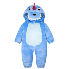 LOLANTA 3D dinosaur hood and tail detail for playful imagination.