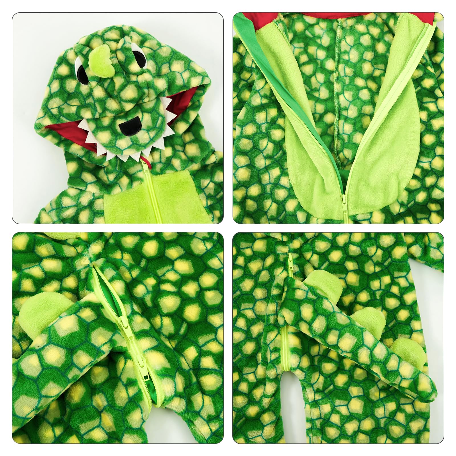 LOLANTA dinosaur tail detail enhances cute dress-up moments.