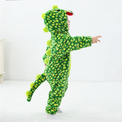 LOLANTA flannel-like fleece on green onesie offers warmth and skin-friendly softness.