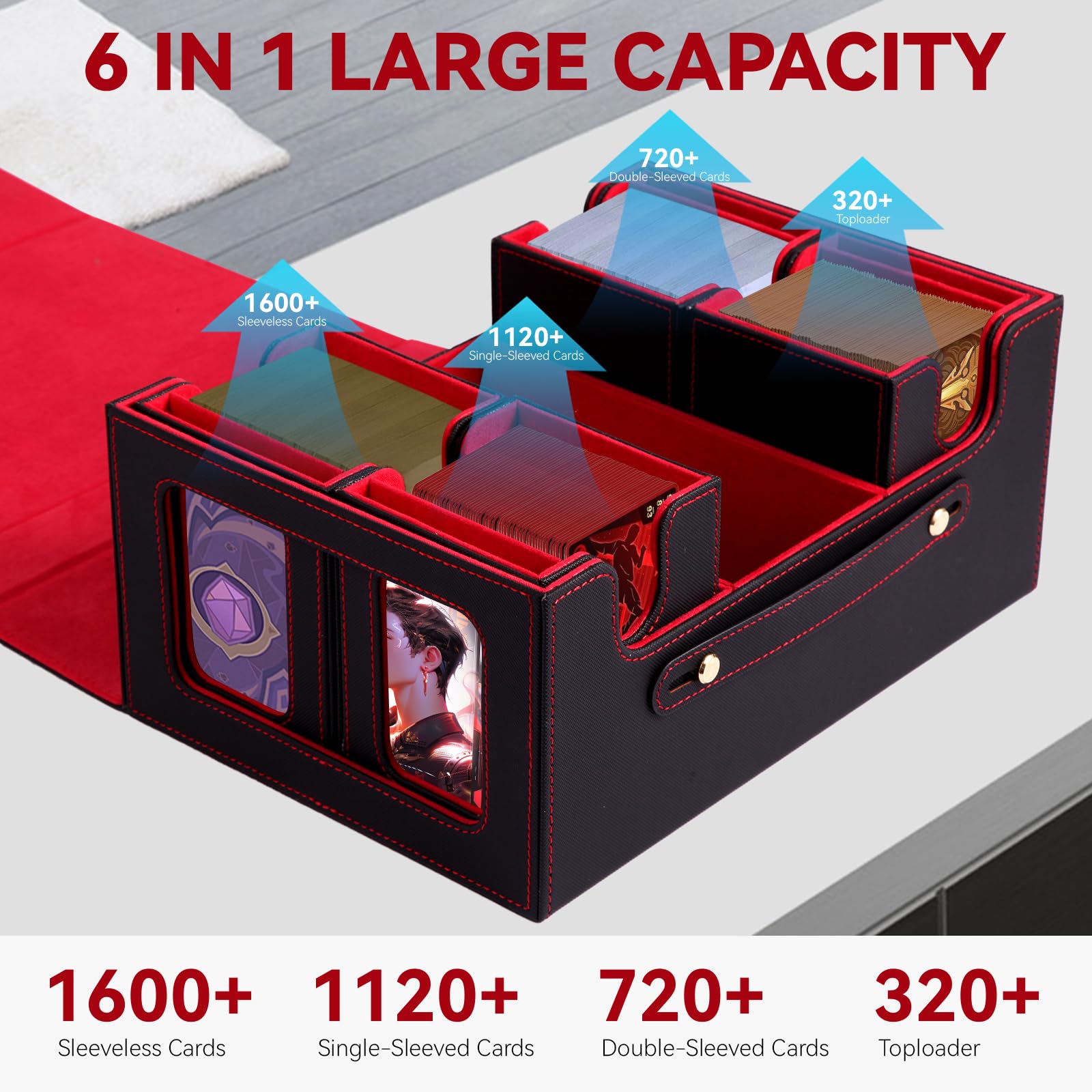 LOLEDS box closed with magnets for secure travel protection