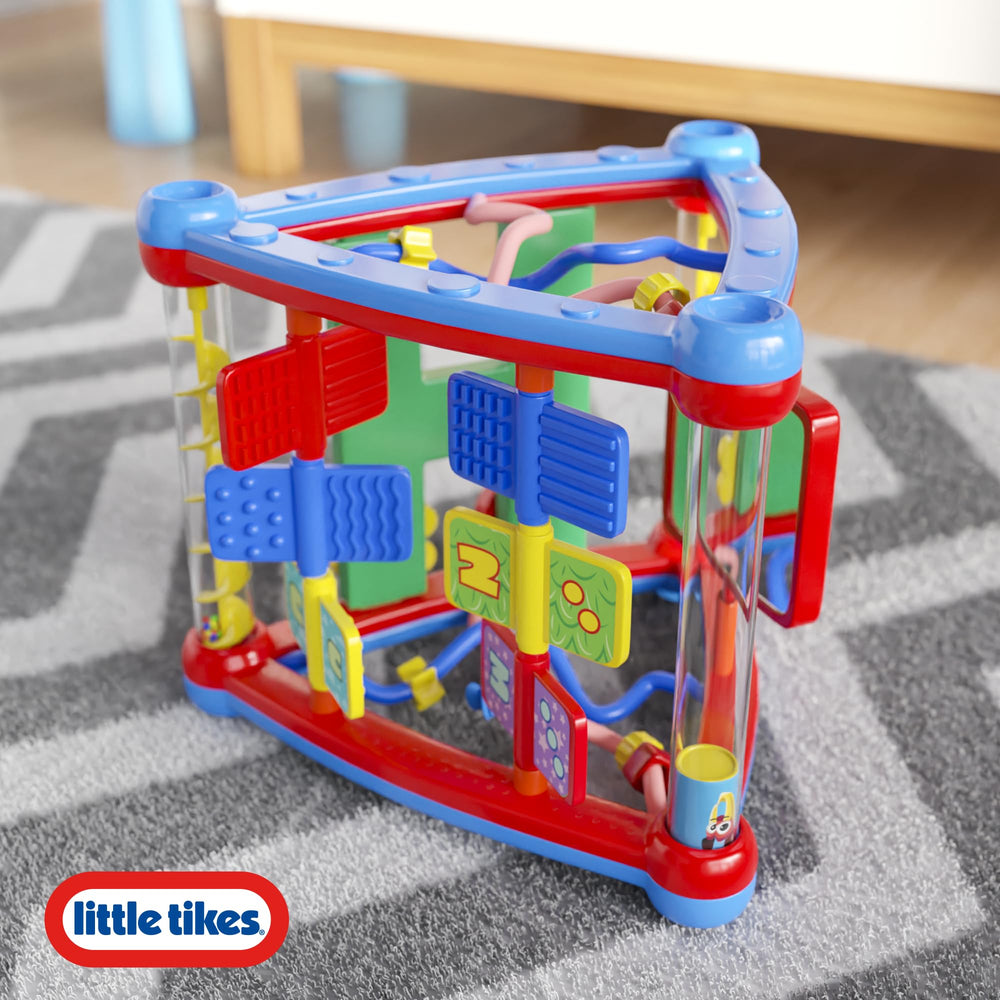 Lollipop Activity Triangle Toy has rounded edges for safe, durable use.
