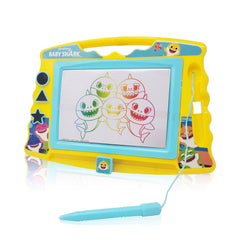 Lollipop Baby Shark drawing board with blue stylus for portable creativity