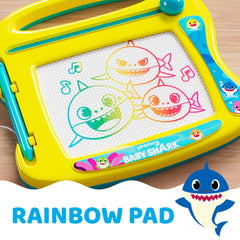 Lollipop Baby Shark board in use, highlighting a safe play surface.