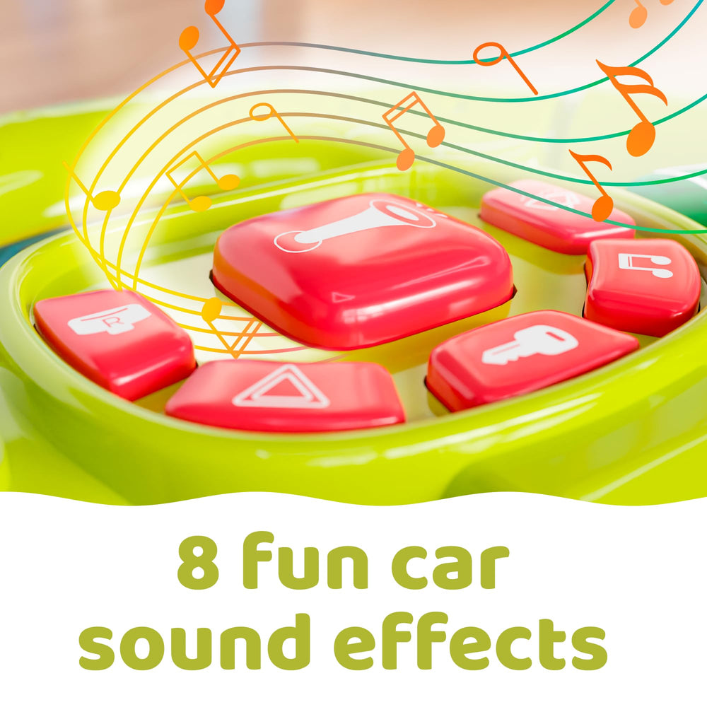 Lollipop Baby Steering Wheel toy vibrant colors and buttons captivate curious hands