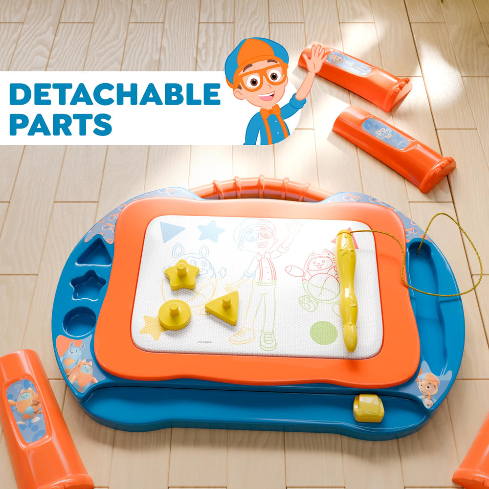 Lollipop Blippi gift-ready set encourages imagination and early skills.