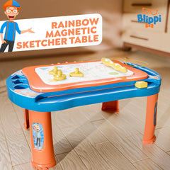 Lollipop Blippi magnetic stamps with three shapes for creative play and fine motor fun.