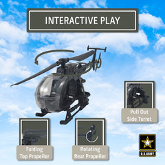 Lollipop midnight-black finish adds stealthy realism to pretend missions