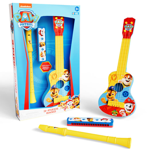 Lollipop Paw Patrol Adventure harmonica for kids promotes early musical exploration.