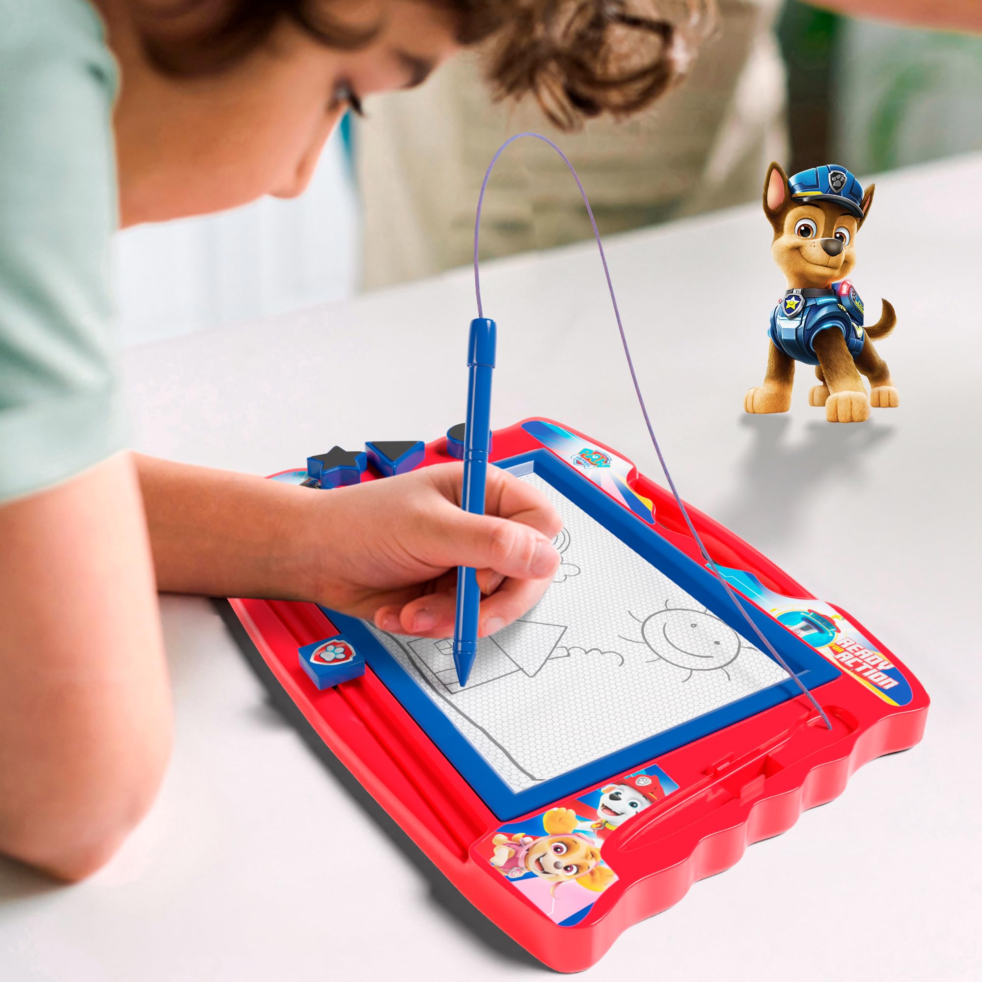 Lollipop Paw Patrol color drawing board invites colorful, imaginative art sessions