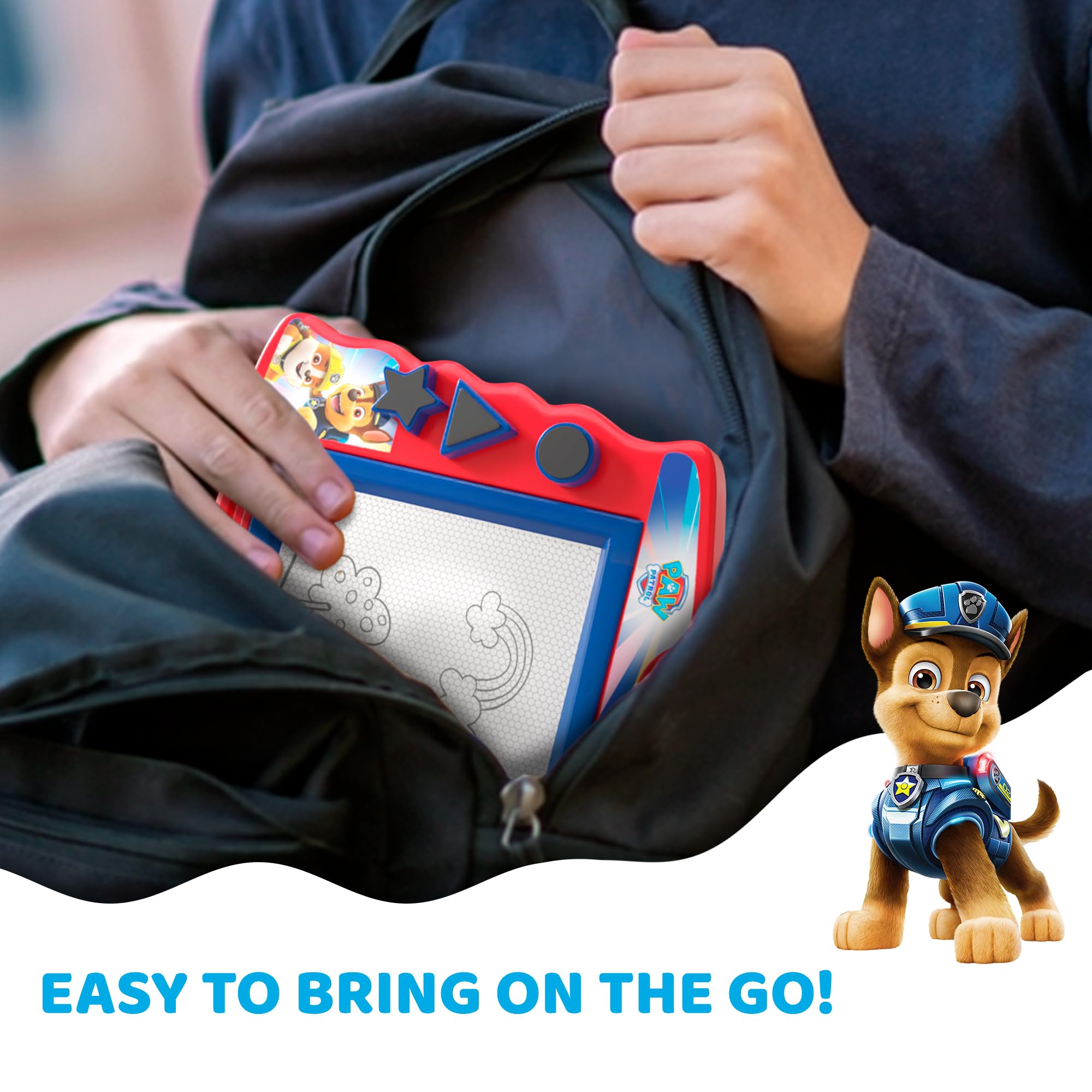Lollipop Paw Patrol erase bottom slide makes quick resets for new artwork