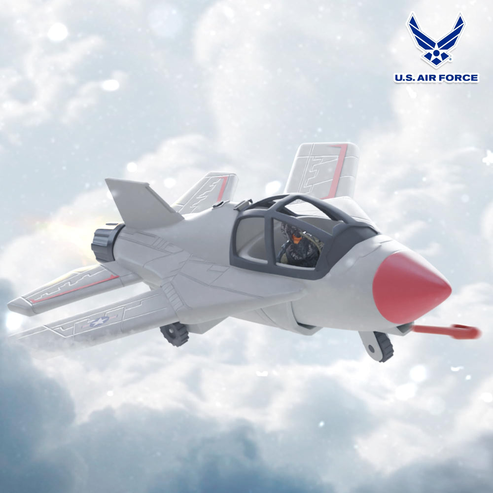 Lollipop Sky Raider landing wheels provide realistic touch for posed displays.