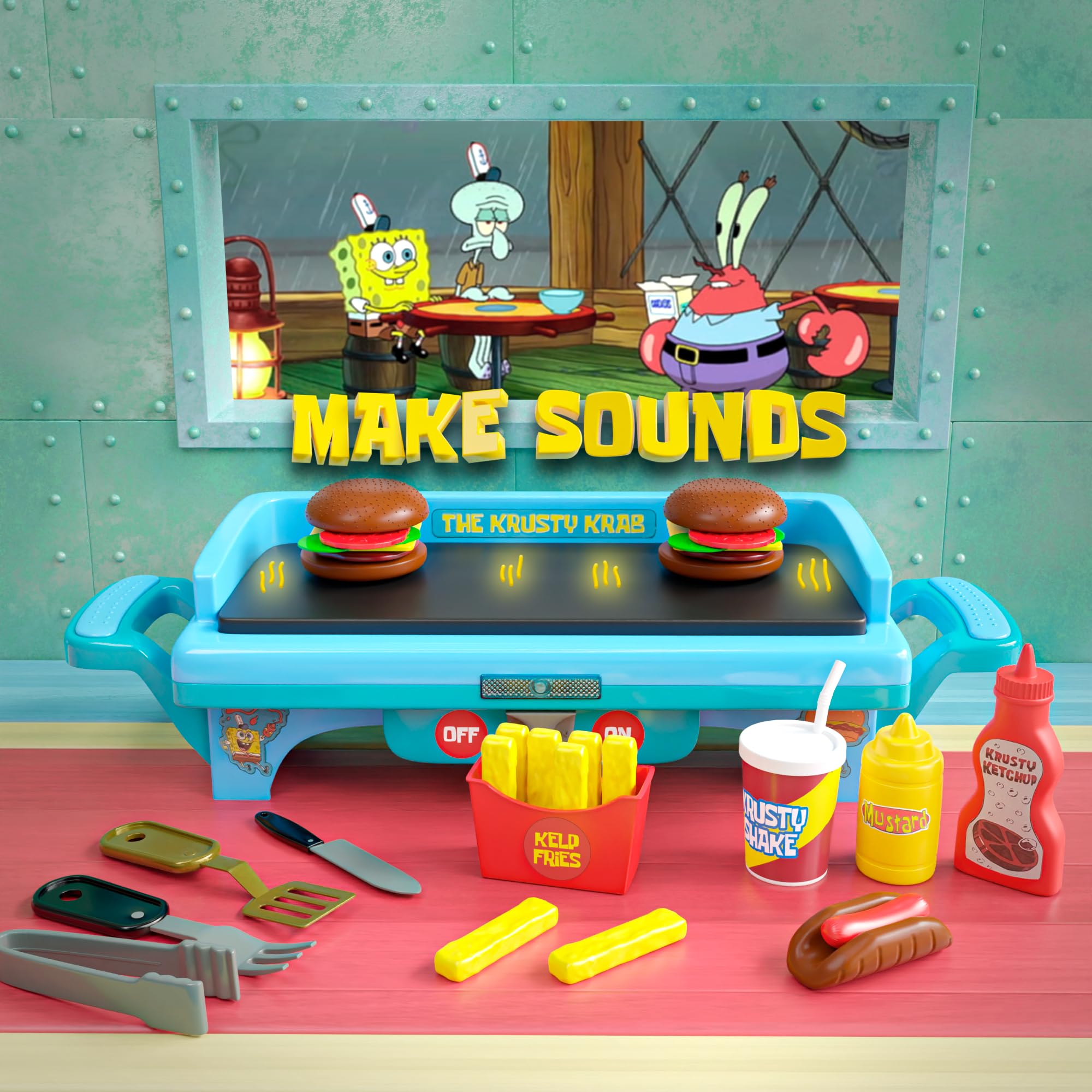 Lollipop SpongeBob children playing, kids explore role play and storytelling.