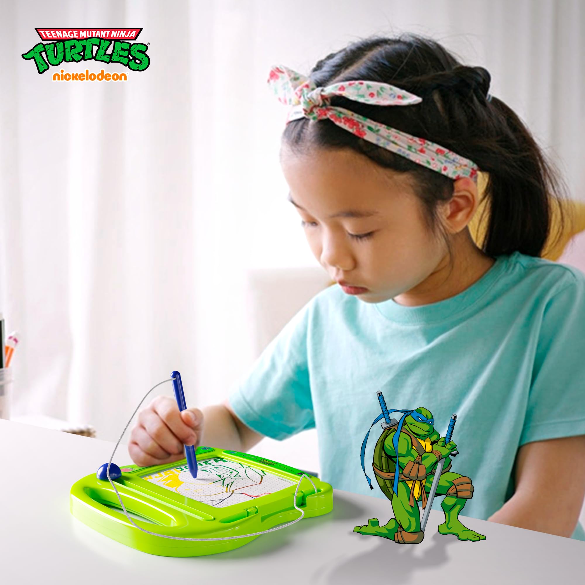 Lollipop TMNT magic sketcher color surface lets kids draw in vibrant hues