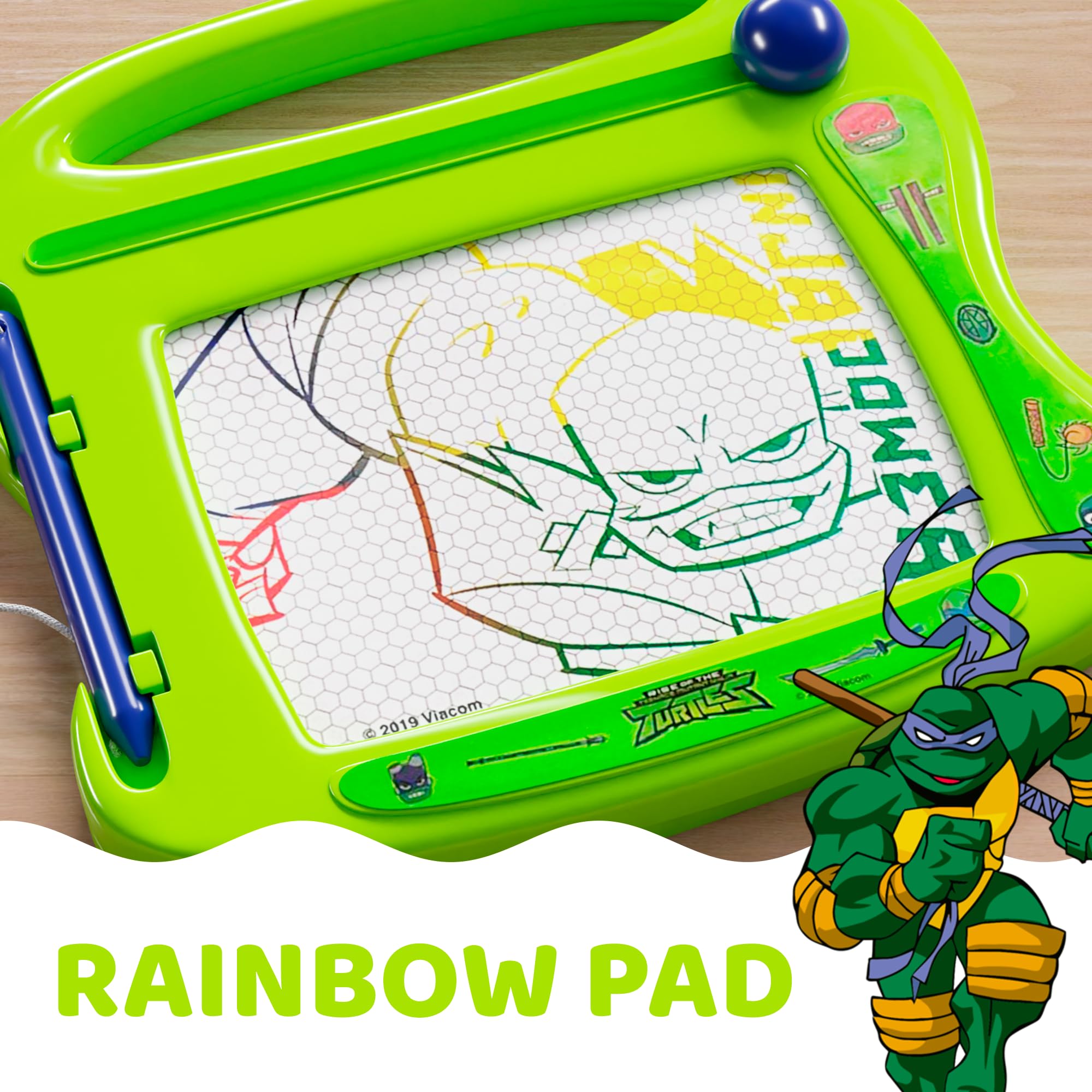 Lollipop TMNT rounded stylus safety with soft tip for safe scribbling