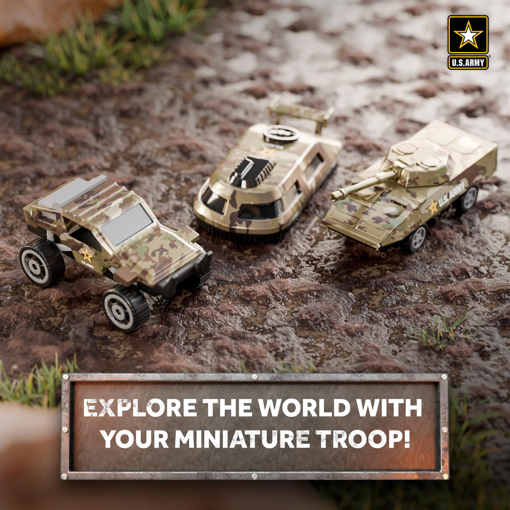 Lollipop US Army die-cast safety edges; toddler-safe design supports worry-free play.