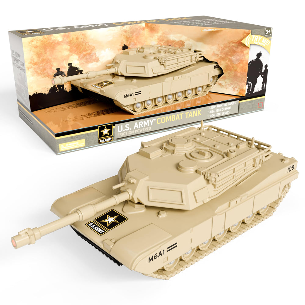 Lollipop US Army Tank action play suitable for indoor or outdoor use