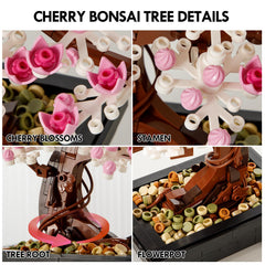 LOMBEE Pink bloom details highlight graceful cherry blossoms for decor.