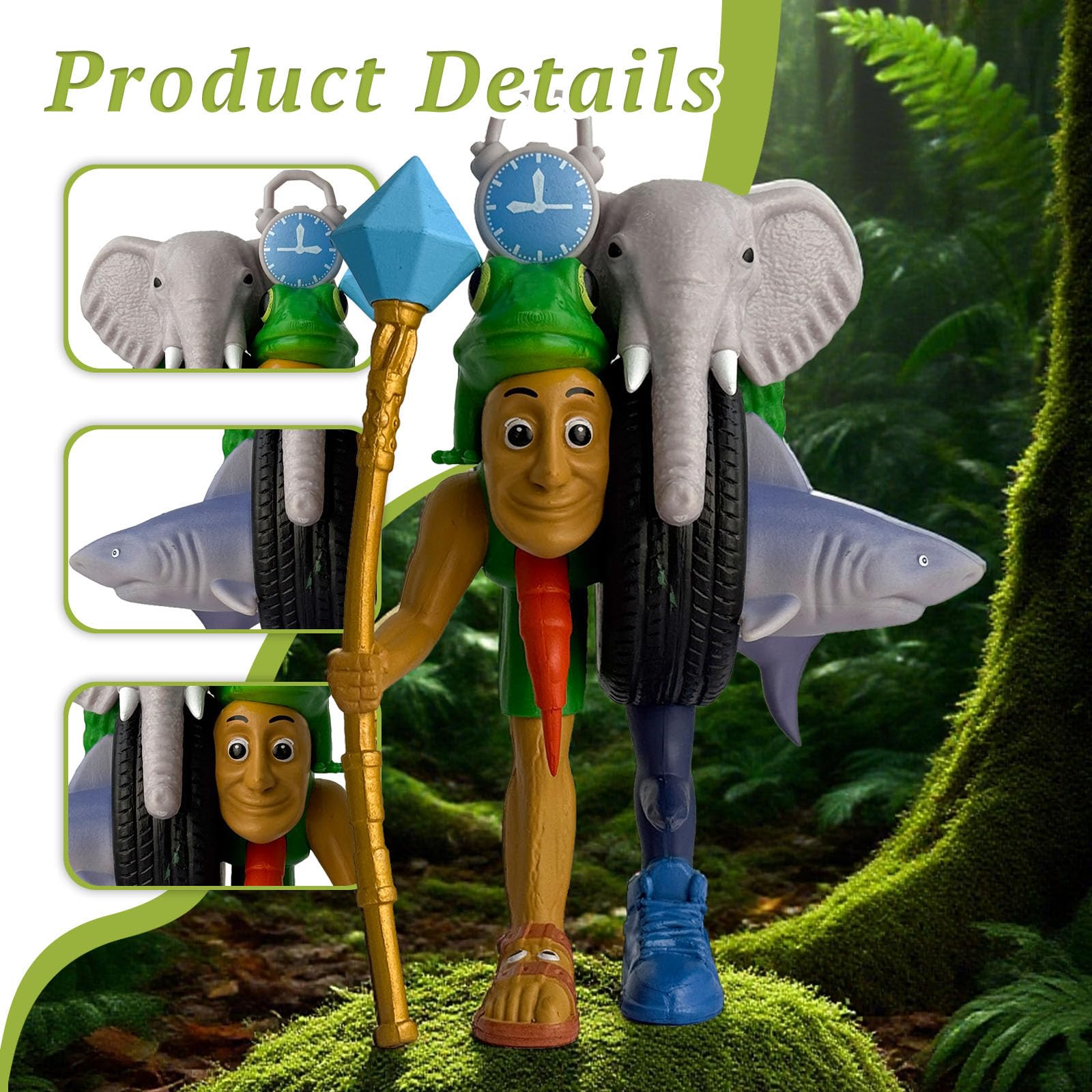 Lomencry Brainrot toy set as desktop decor with whimsical personality.