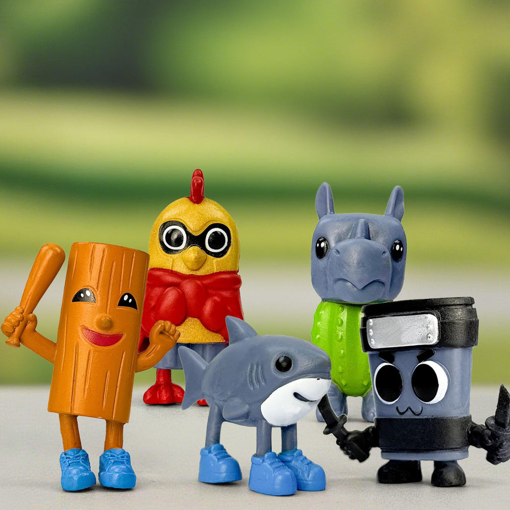 Lomencry Brainrot Brr Brr Patapim figure adds quirky charm to shelf