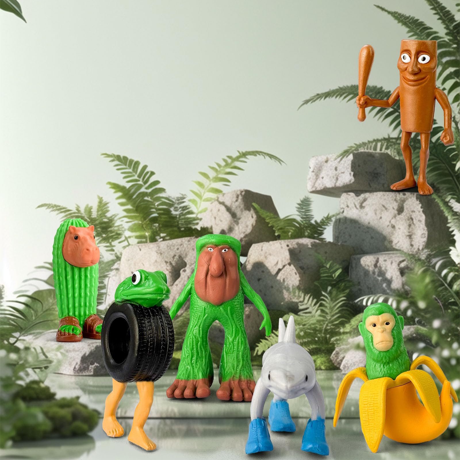 Lomencry Brainrot figures as thoughtful gifts for whimsical decor lovers.