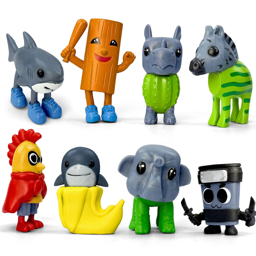 Lomencry Italian Brainrot figure Tralalero Travala on desk adds playful ambiance