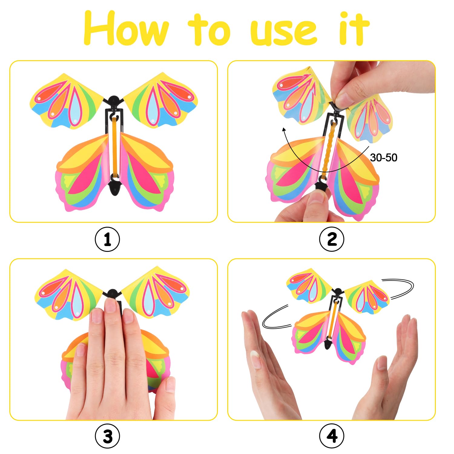 LOMIMOS gift idea butterflies ideal for celebrations and cards.