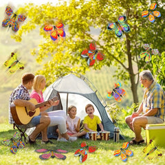 LOMIMOS kids playing with butterflies showing bright patterns appealing to children