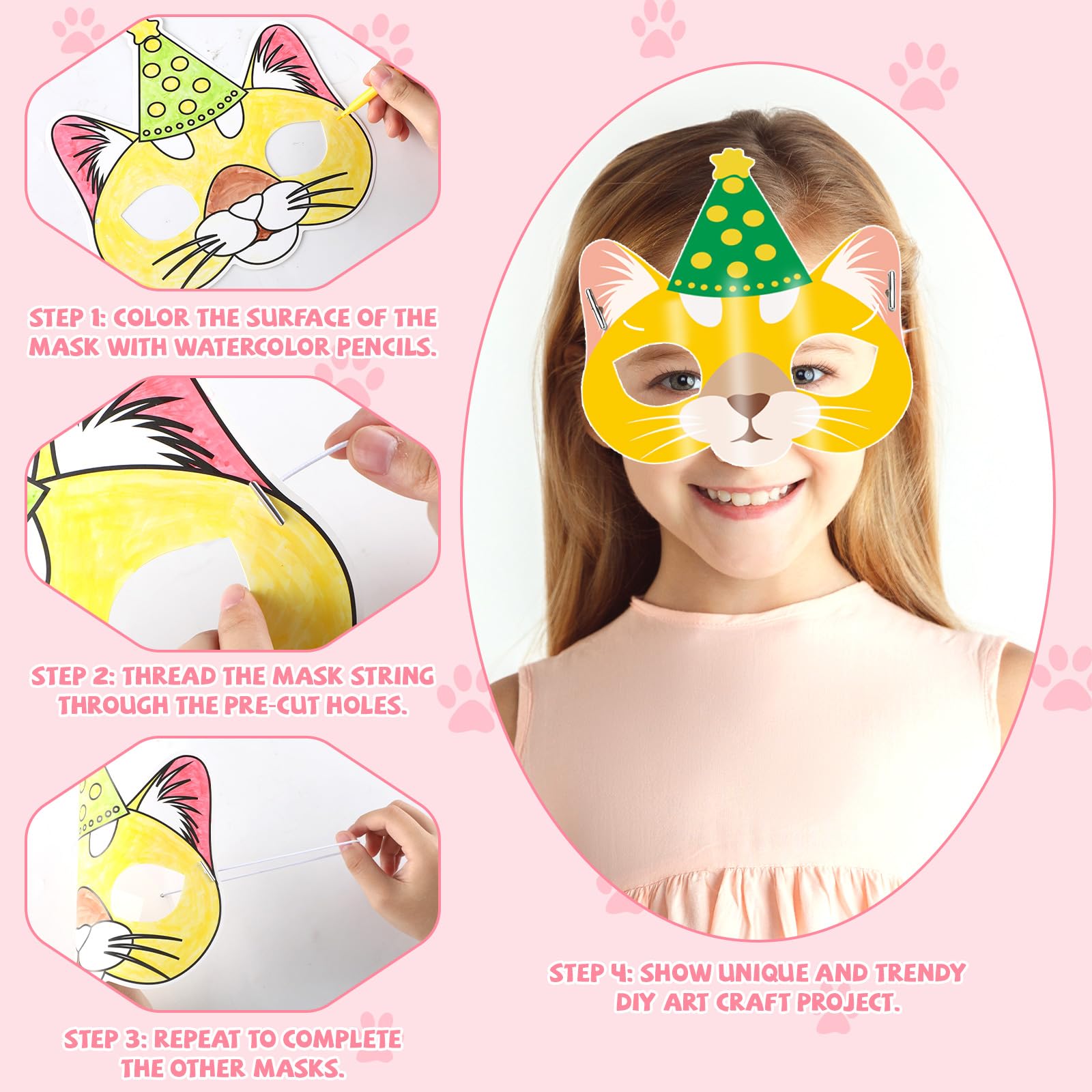 Lonfliness premium card stock masks resist saturation for durable color