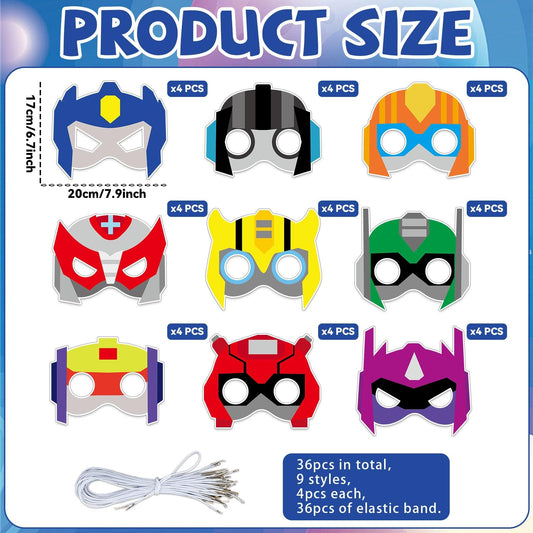 Lonfliness robot coloring mask design 2, ideal for classroom crafts and group activity