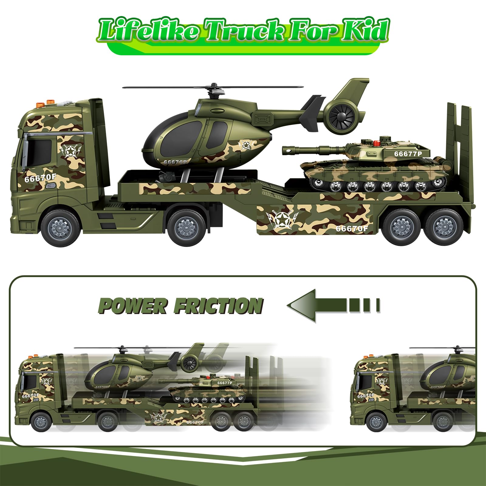 Lonfypeng LED lights and sounds add army realism to playtime
