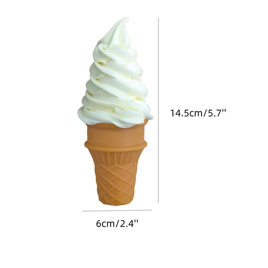 LONG XIN SERIES ice cream replica in white enhances party decor and sample displays.