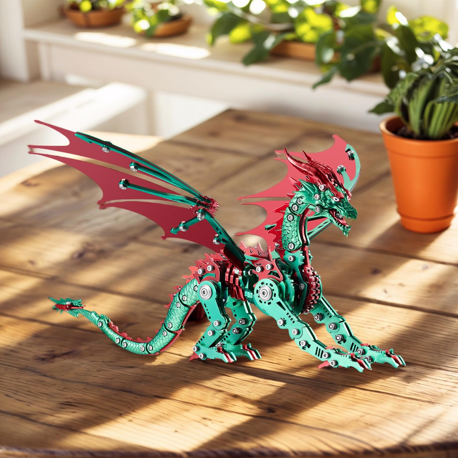 LONGPIN dragon assembly work shows precise numbered parts for a rewarding build.