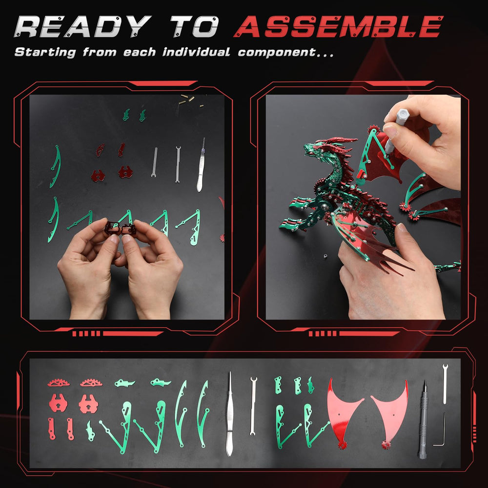 LongPIN dragon model desk display highlights premium metal craftsmanship.