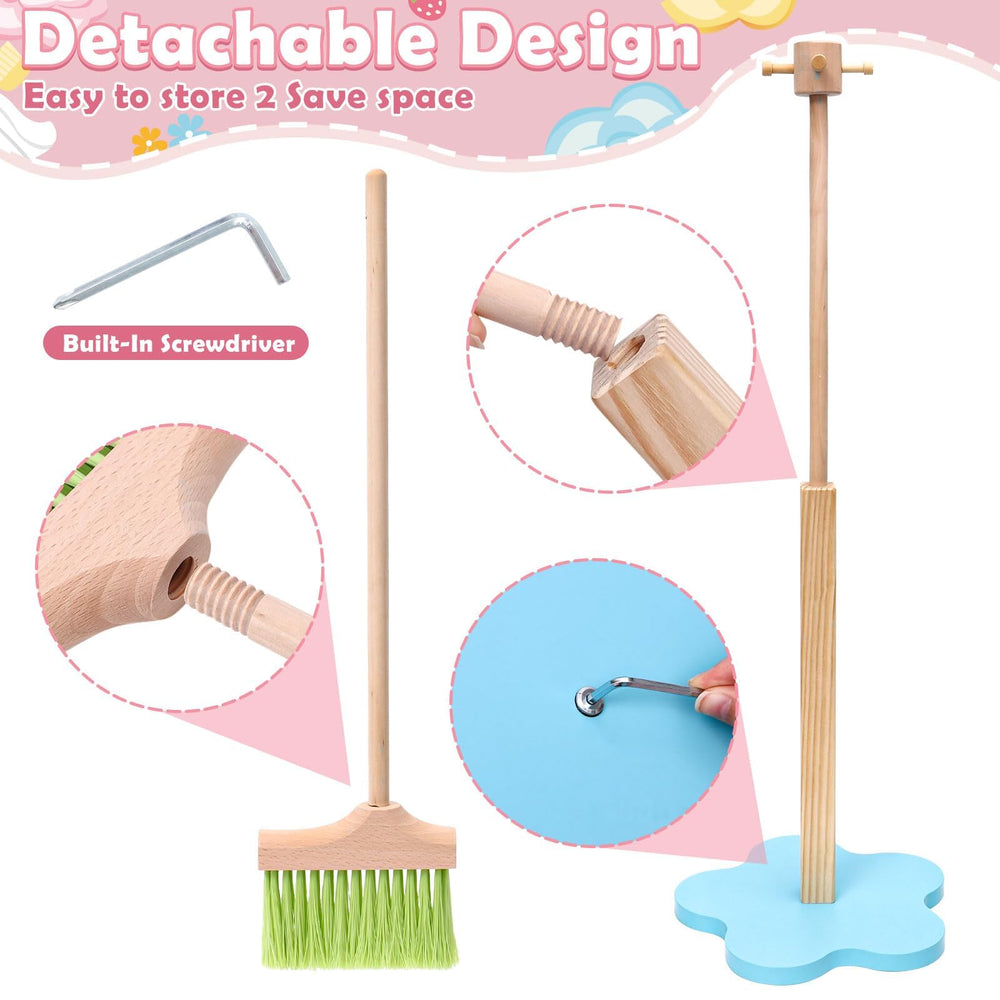 Lonico wooden rags inspire hands-on cleaning practice and cooperation